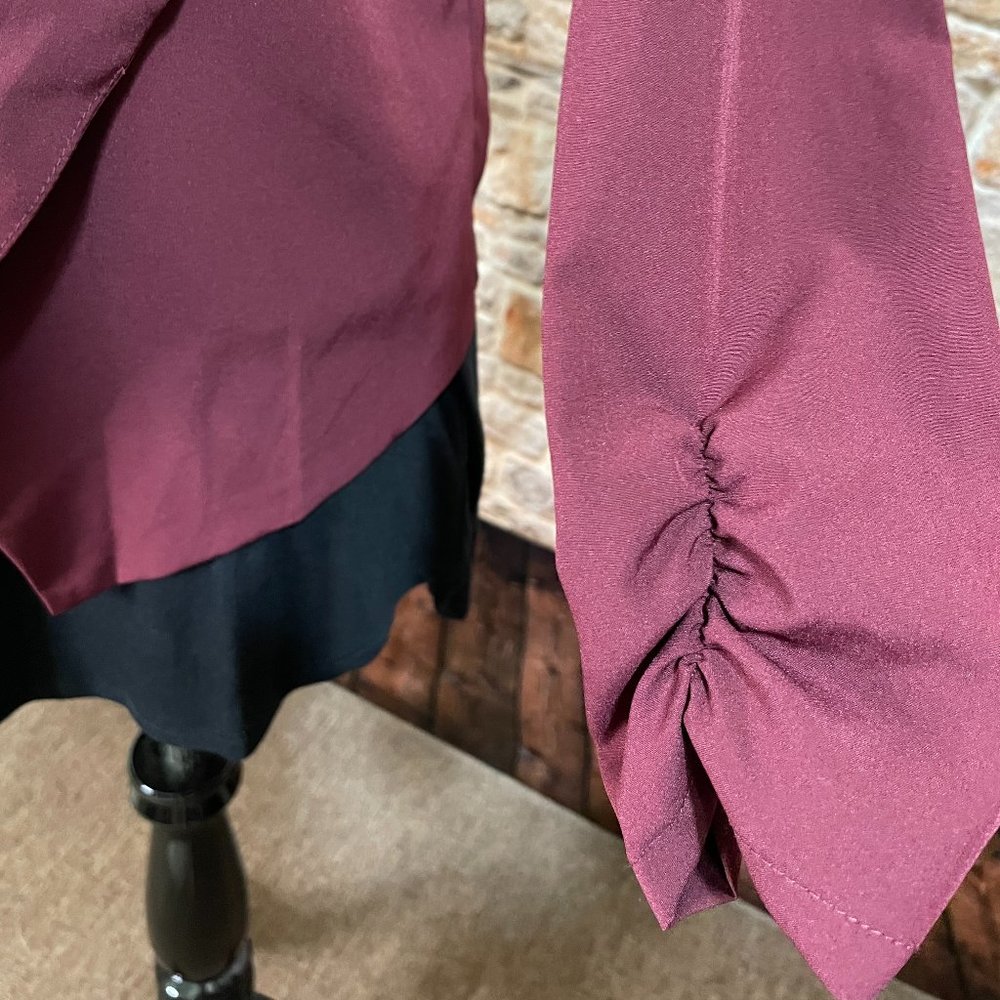 NWT Blazer In Wine - Picture 4 of 9